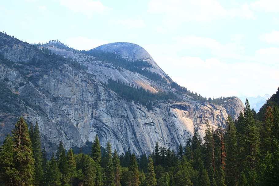 yosemite, half, dome, mountain, mountains, national park, usa HD wallpaper