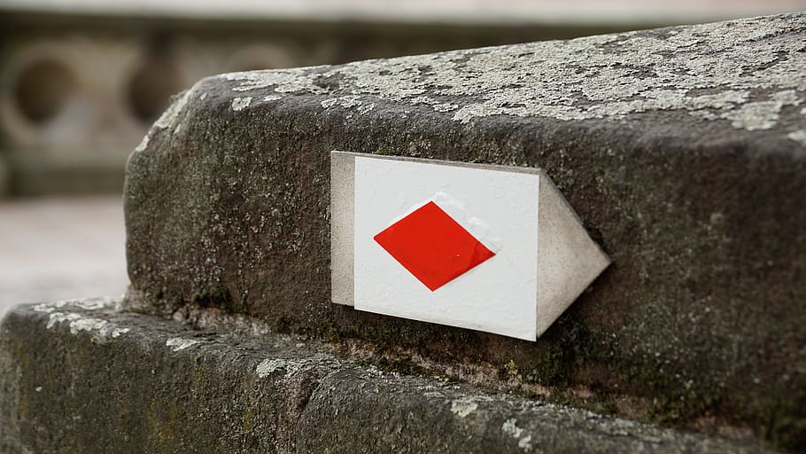 Hiking, Sign, Way, Mark, Symbol, Trail, path, label, route HD wallpaper