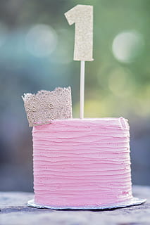 pink topping cake, Smash, Birthday, Cake, First, Party, cake smash HD wallpaper