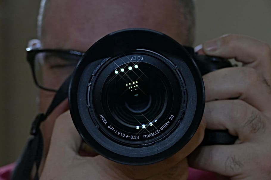 camera, photographer, a man, technique, hand, my camera, lens HD wallpaper