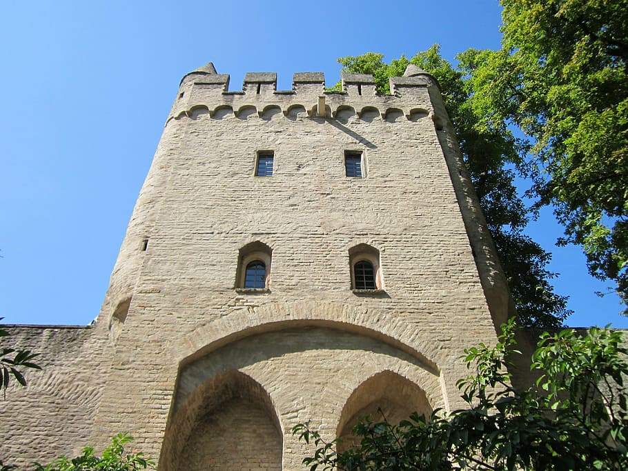 heidentuermchen, speyer, tower, building, historic, front, facade HD wallpaper