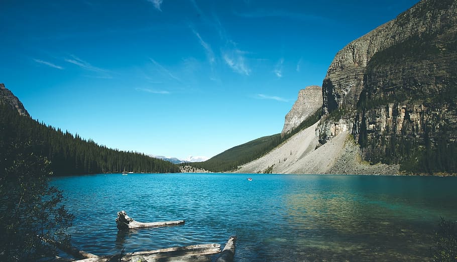 river, valley, rocks, cliff, water, flow, landscape, mountain HD wallpaper