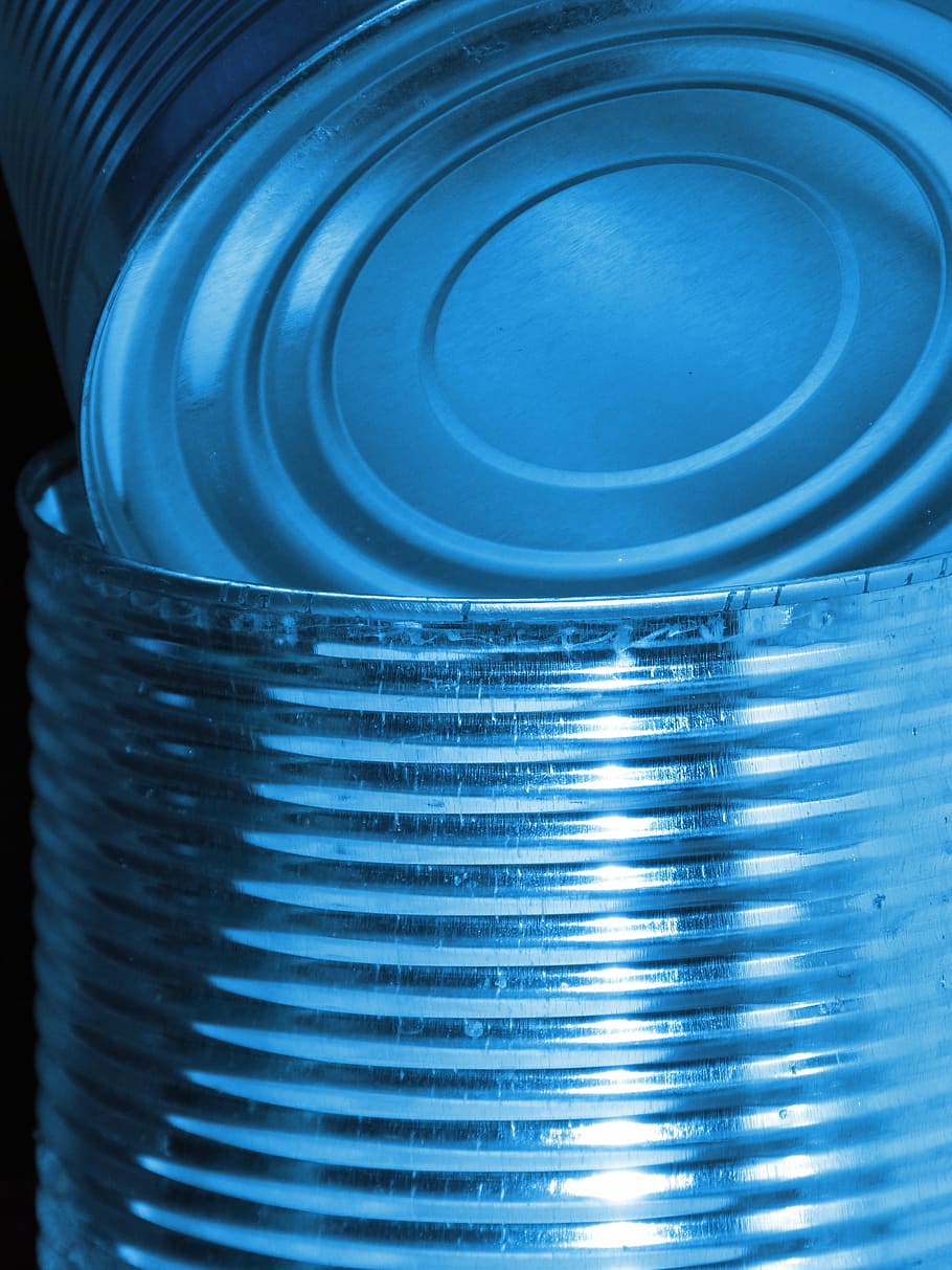 can, boat, tin, background, texture, blue, metal, close-up HD wallpaper