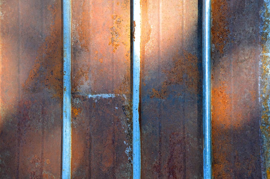 untitled, stainless, sheet, corrugated sheet, weathered, texture HD wallpaper