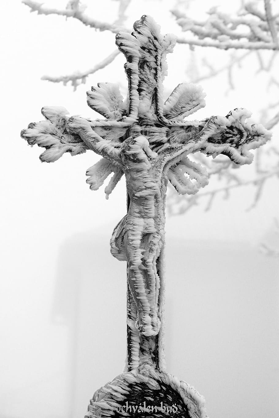 dagger, winter, frozen, icing, whites, st, sculpture, no people HD wallpaper