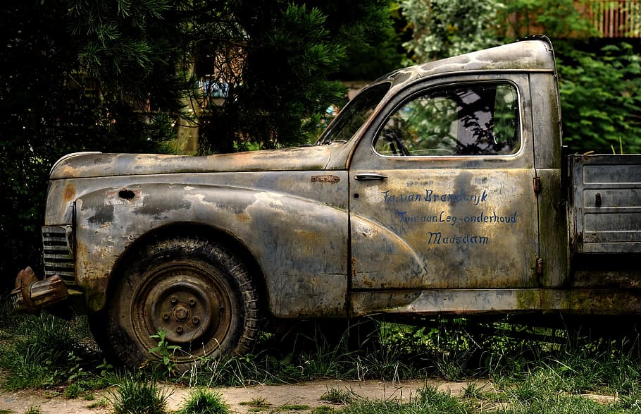 car, rust, wreck, car wreck, oldtimer, corroded, neglected HD wallpaper