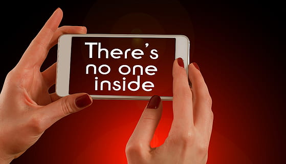 person holding white smartphone, philosophy, hand, reality HD wallpaper