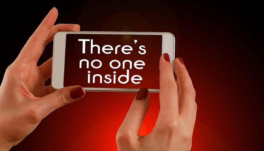 person holding white smartphone, philosophy, hand, reality HD wallpaper