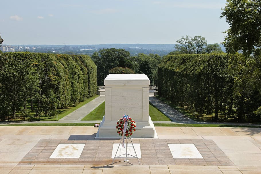 unknown soldier, memorial, arlington, monument, grave, military, HD wallpaper