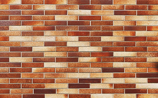 brick, facade, clinker, hauswand, joints, pattern, texture HD wallpaper