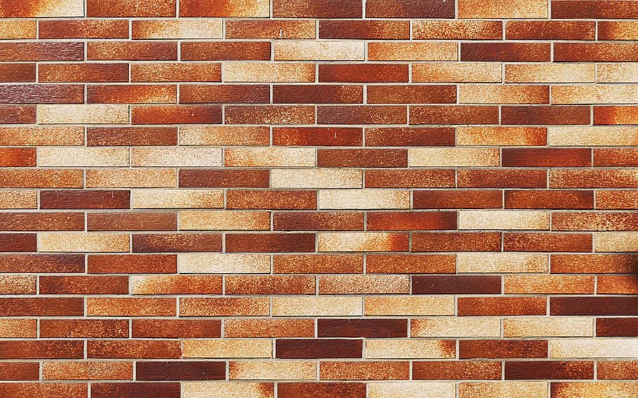brick, facade, clinker, hauswand, joints, pattern, texture HD wallpaper