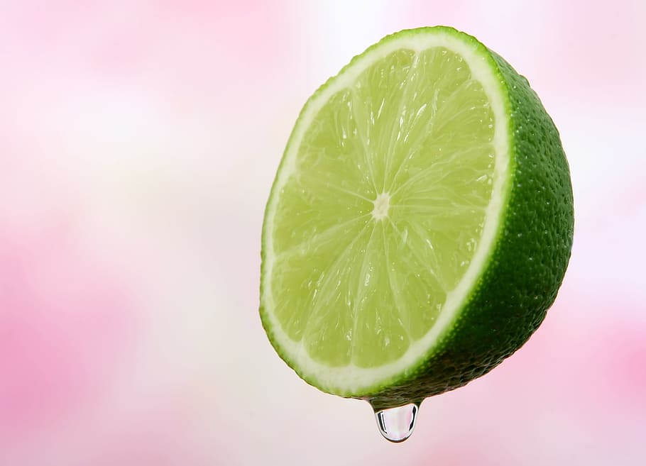 sliced lime, background, bitter, breakfast, bright, catering HD wallpaper