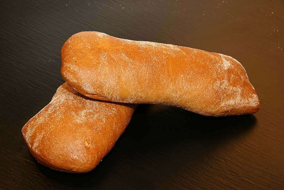 ciabatta, bread, baked, baker, food, oven, bakes bread, craft HD wallpaper