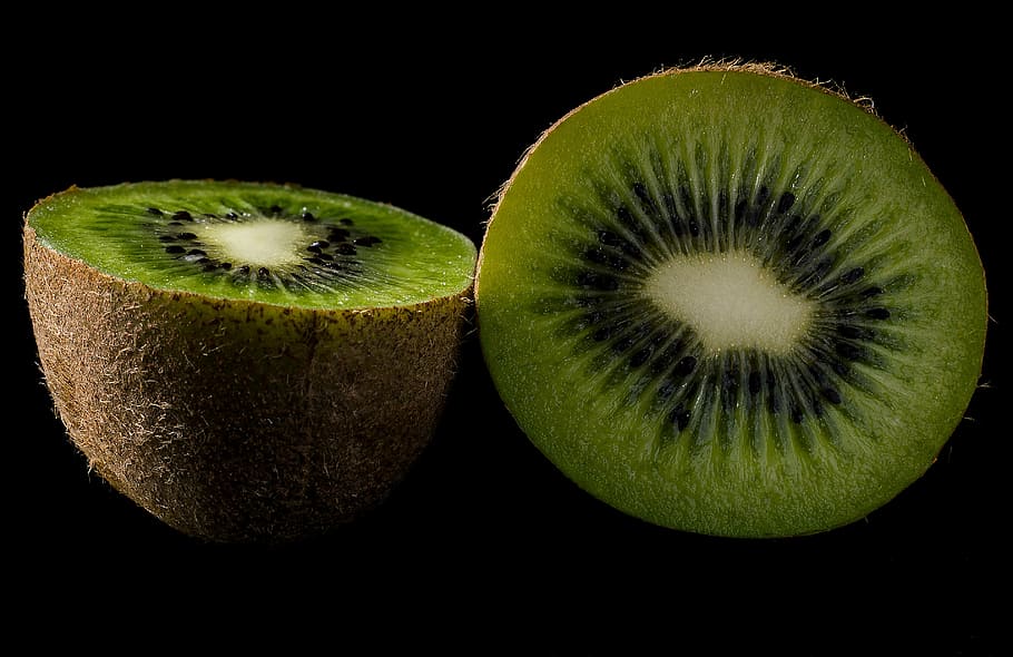 Kiwi, close up, fruit, green, food, freshness, slice, kiwi - Fruit