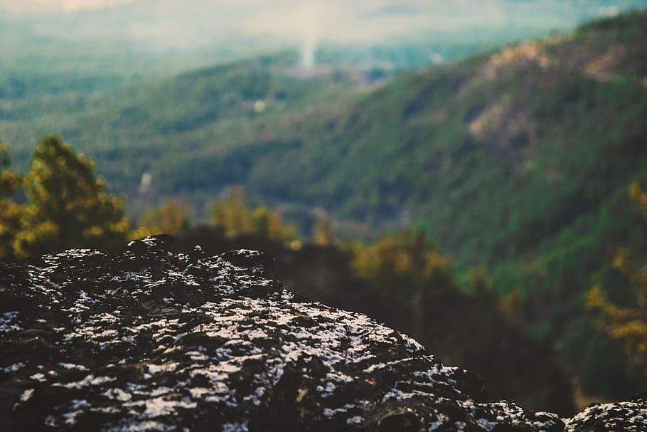 landscape, view, nature, mountain, range, rock, stone, top HD wallpaper