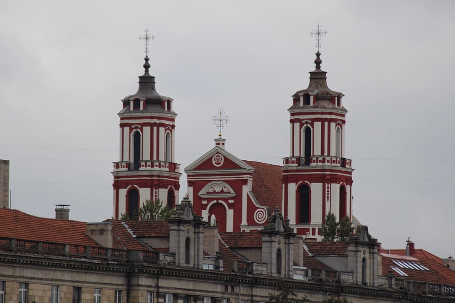 vilnius, lithuania, holiday, architecture, built structure HD wallpaper