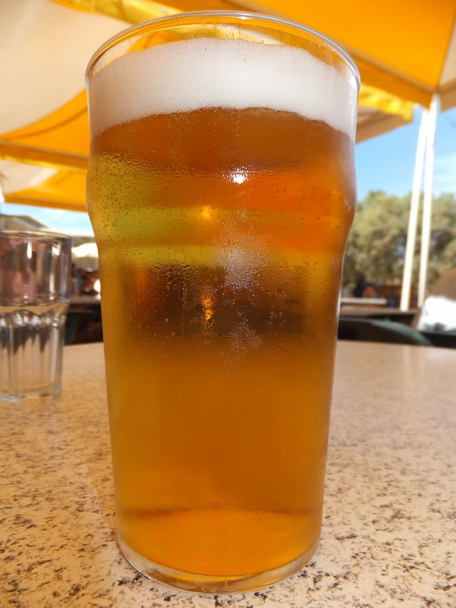beer, thirst, drink, alcohol, refreshment, beer glass, food and drink HD wallpaper