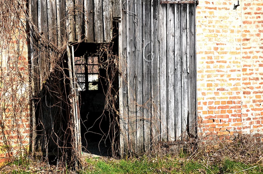 gate, past, rom, old, building, factory, architecture, built structure HD wallpaper