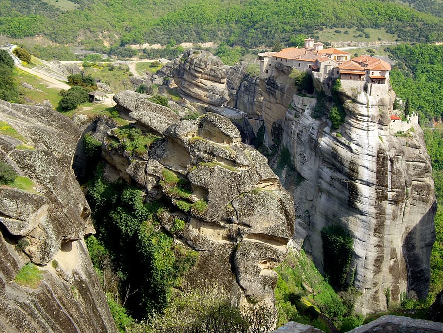 meteora, kalabaka, kalambaka, monastery, greece, greek, tourism HD wallpaper