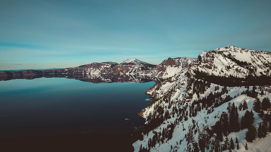 cold, daylight, glacier, high, ice, lake, landscape, mountain HD wallpaper