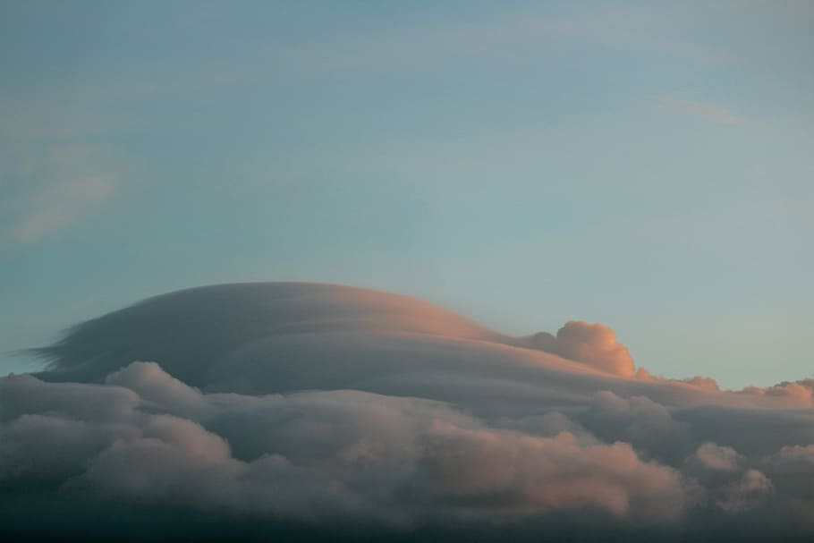 closeup photo of calm sky during daytime, white cloud, landscape HD wallpaper