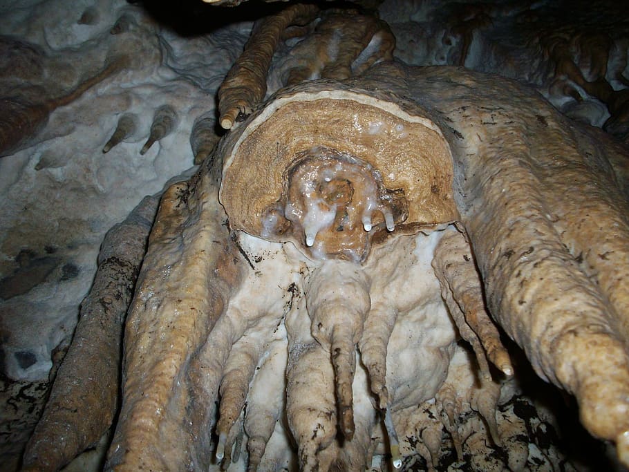 cave, cave formations, karst, stalactite, stalactites, caving HD wallpaper