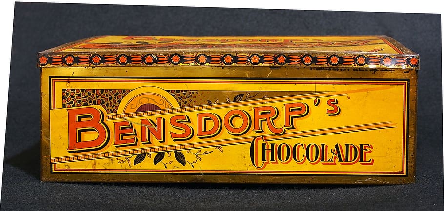bensdorps, chocolade, box, tin, package, old, retro, vintage HD wallpaper