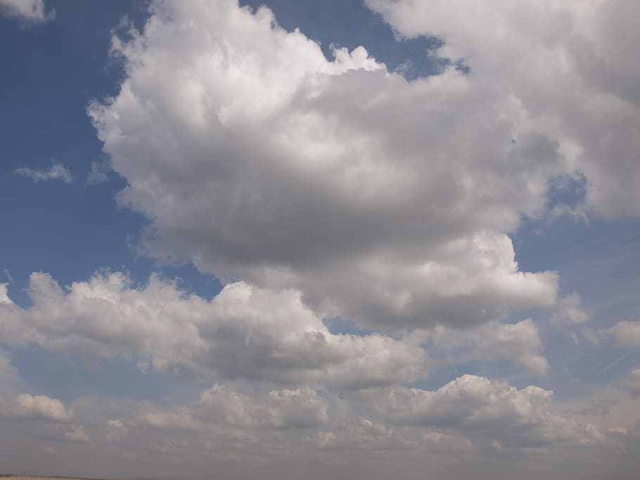 Clouds, Blue Sky, cloud - sky, nature, beauty in nature, cloudscape HD wallpaper