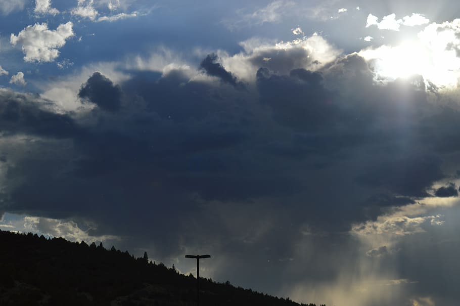 clouds, sun, utah, sky, blue, summer, sunlight, cloud - sky HD wallpaper