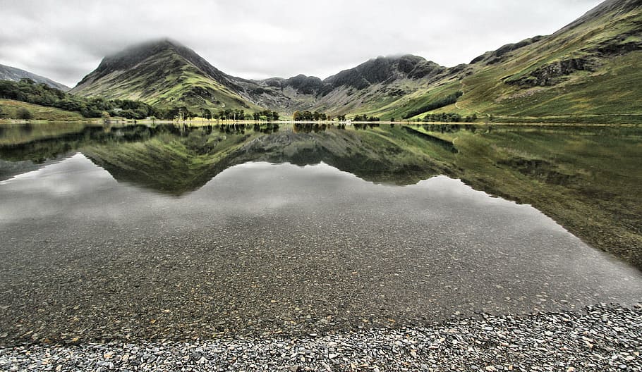 lake, cumbria, buttermere, water, england, countryside, holiday, HD wallpaper