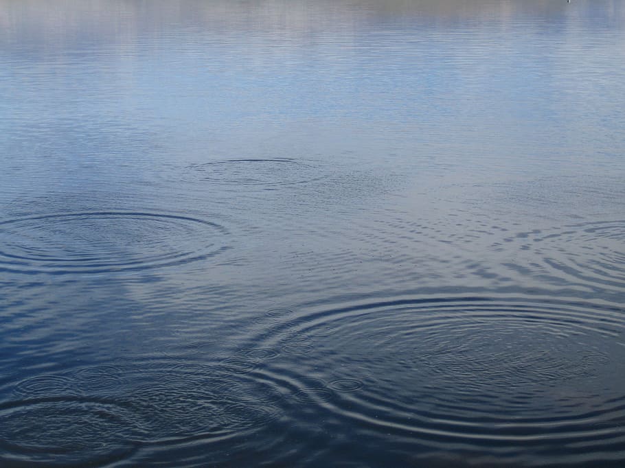 body of water, body of water during daytime, blue water, ripple HD wallpaper