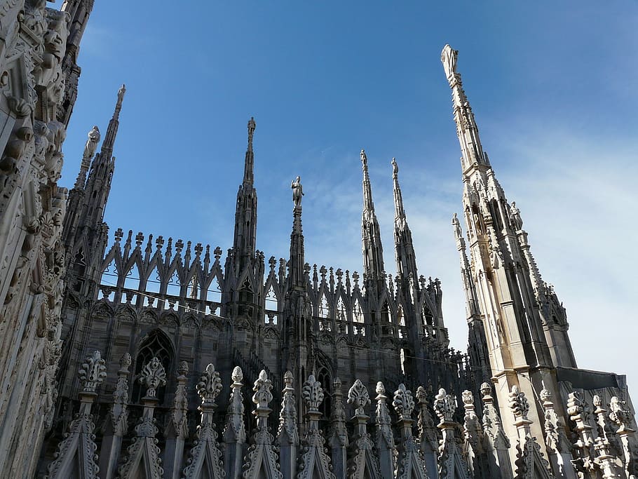 cathedral, milan, architecture, duomo Of Milan, gothic Style, HD wallpaper