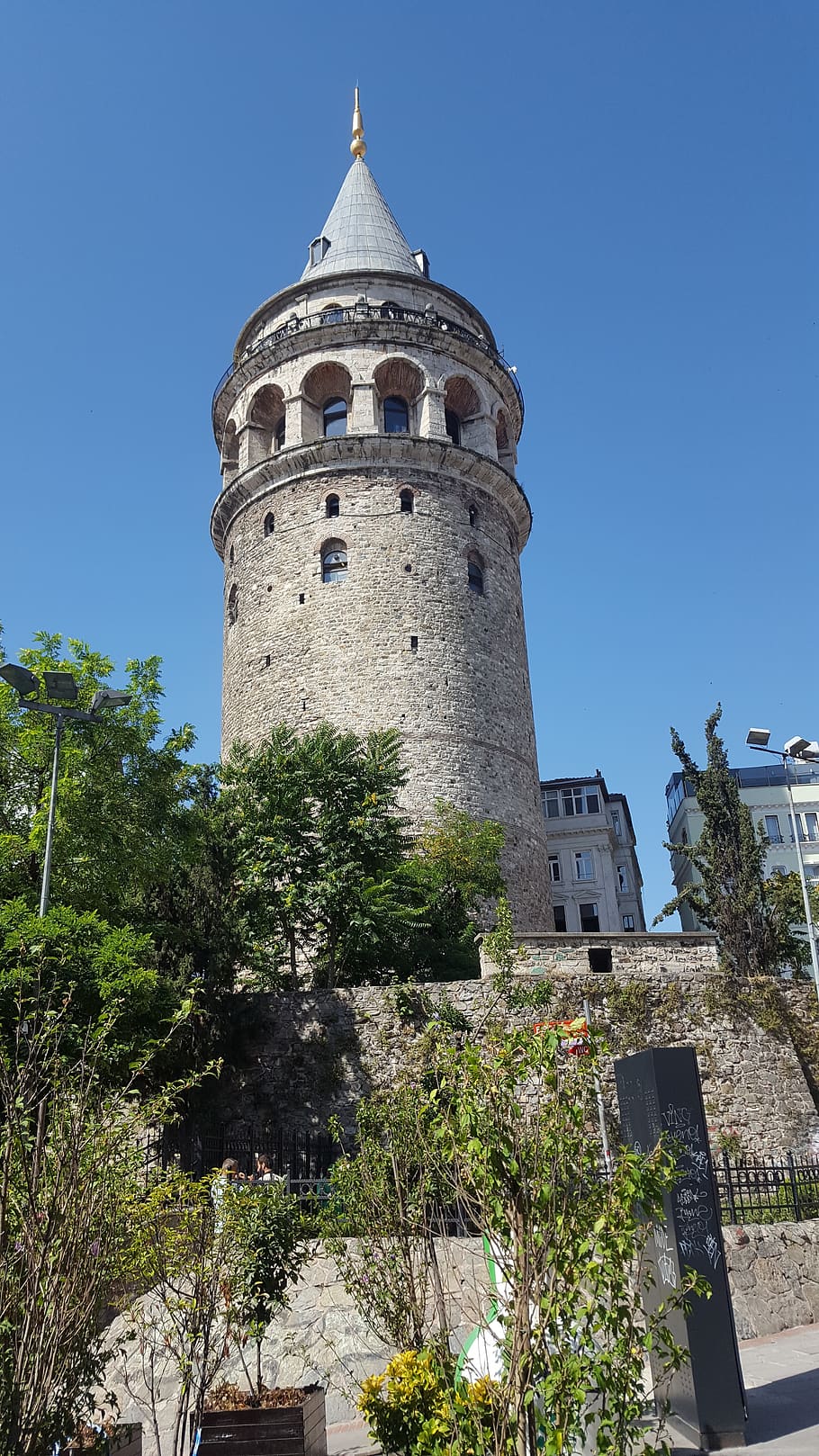 galata, tower, stone, building, architecture, built structure HD wallpaper