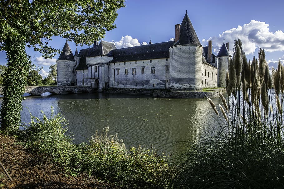 castle plessis-packed, medieval, middle ages, france heritage, HD wallpaper