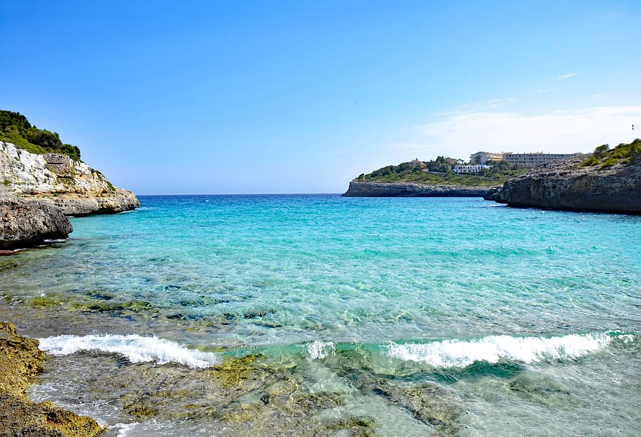 Cala, Anguila, Mallorca, Balearic Islands, cala anguila, spain, HD wallpaper