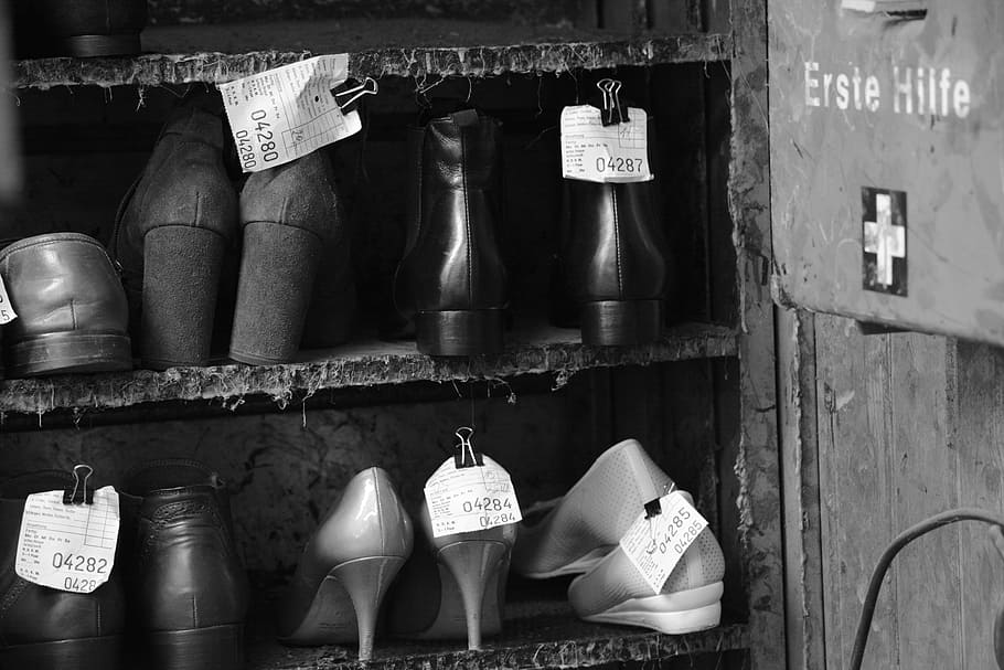 Craft, Human, Shoemaker, Hamburg, Shoes, bottle, no people HD wallpaper