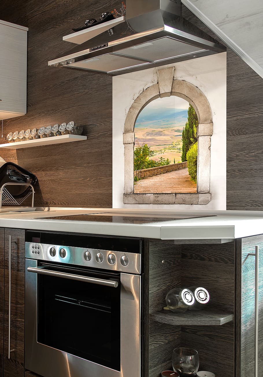 Splash Backs, Toughened Glass, window view, interior, design HD wallpaper