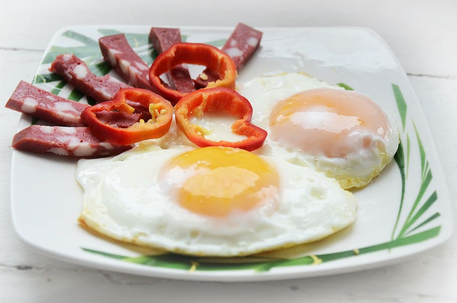 omelette, egg, breakfast, dish, the yolk, nutrition, appetizer HD wallpaper