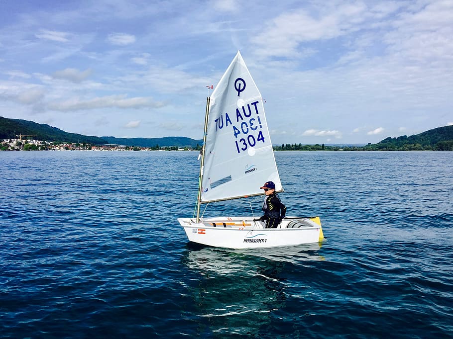 Opti, Regatta, Lake Constance, Sail, sailing boat, boot, yacht club