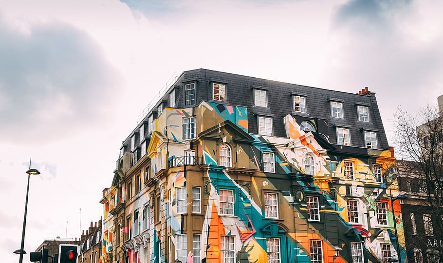 architecture, building, infrastructure, landmark, colorful HD wallpaper