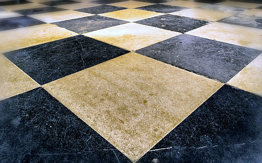 closeup photo of checked flooring, stone, stone floor, tile HD wallpaper