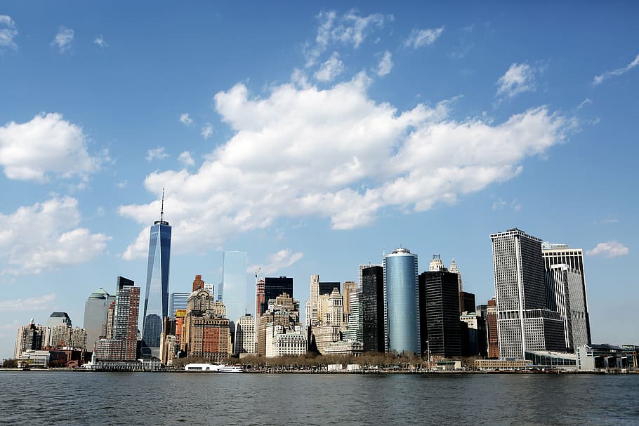 city, high-rises, manhattan, multi-storey, multi-story, new york HD wallpaper