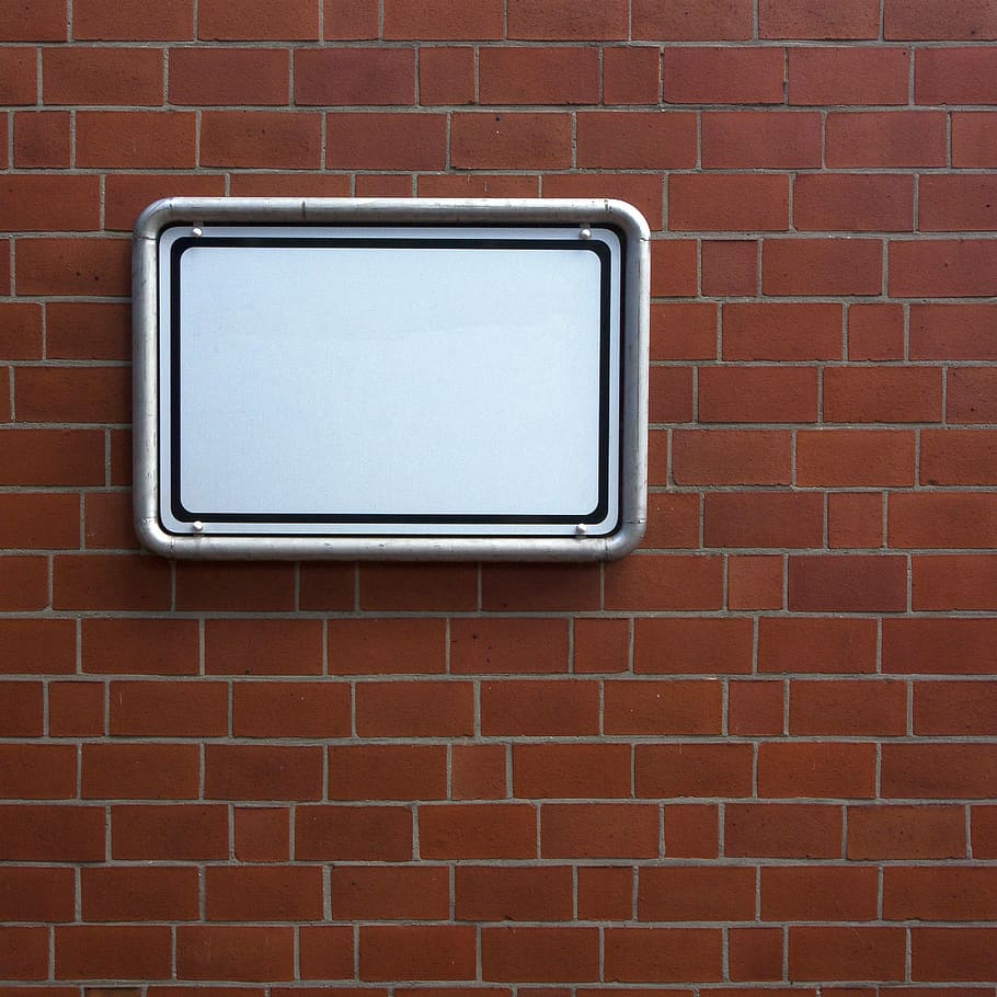 shield, sign, board, note, billboard, wall, caption, information HD wallpaper