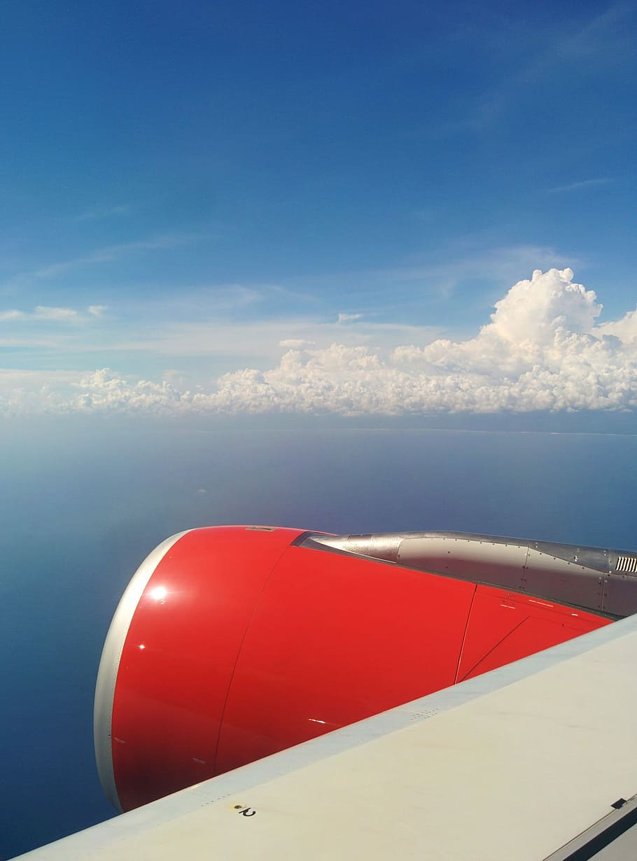 Flight, Aircraft, Fly, Sky, passenger aircraft, clouds, travel HD wallpaper