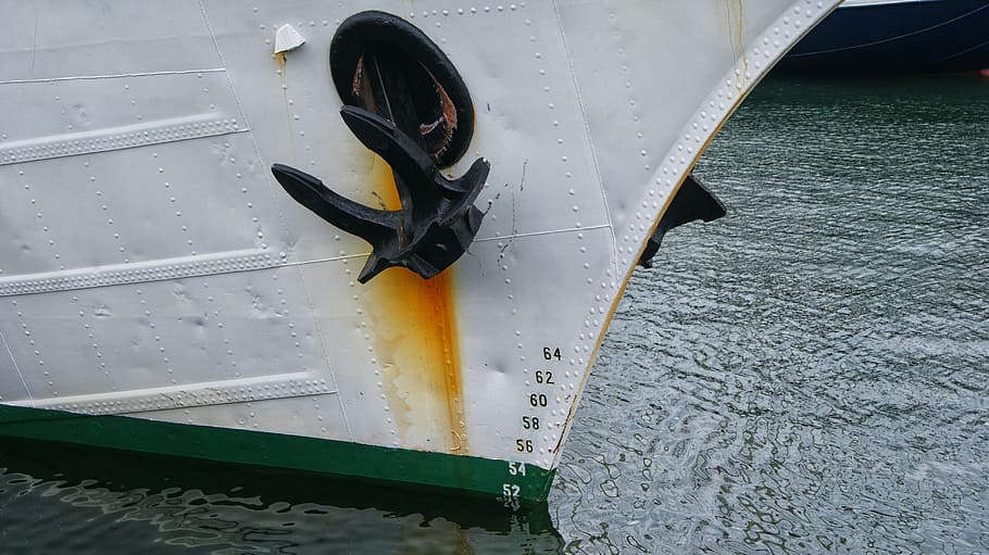 Ship, Sail, Anchor, Depth, Boating, sailing boat, water, sea HD wallpaper