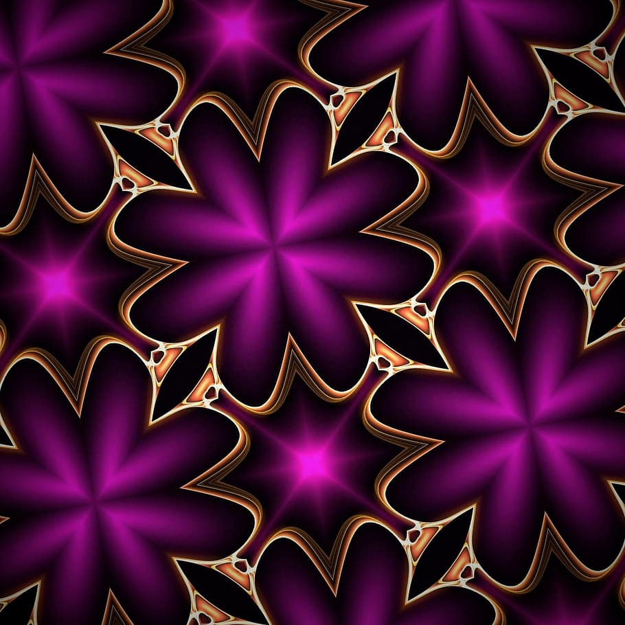 background, purple, abstract, pattern, star shape, celebration HD wallpaper