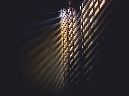 light, dark, window, shadow, blinds, pattern, no people, built structure HD wallpaper