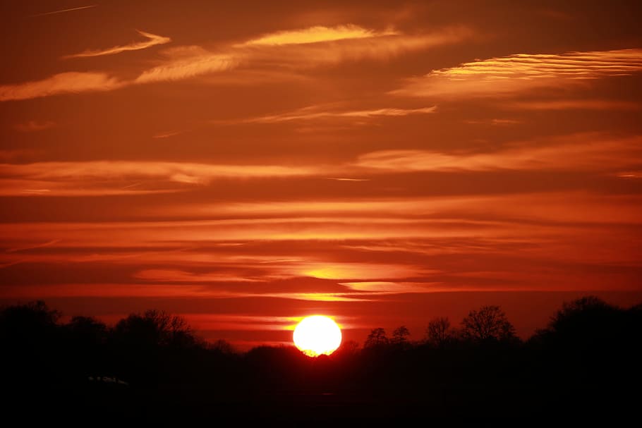 sunset, dawn, dusk, sky, cloud - sky, beauty in nature, scenics - nature HD wallpaper