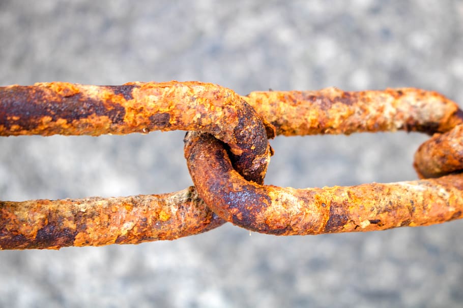 chain, rust, node, iron, old, metal, security, comanche, rusty HD wallpaper