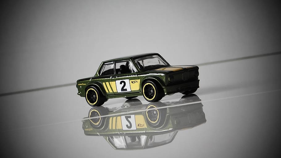 Auto, Model, Bmw 2002, 2-door coupe, sports car, 70s car, die cast HD wallpaper